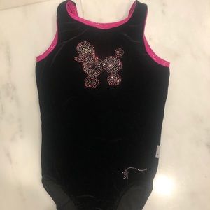 Girls velour leotard